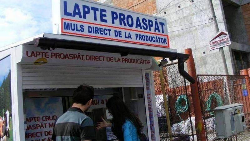 Foto! Ceva mai amuzant nu se poate! Reclama unui comerciant român te face să râzi cu lacrimi