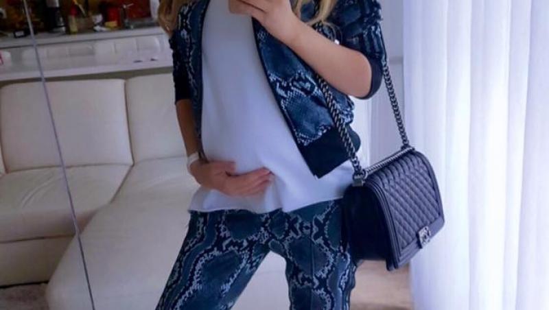 Foto! Bianca Drăguşanu, o viitoare mămică controversată! Cum s-a afişat frumoasa blondă în mall