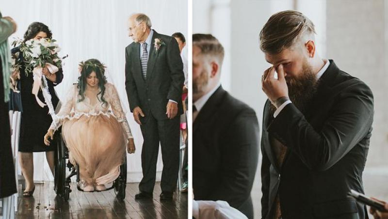 Minunea s-a întâmplat chiar în timpul unei nunți! Mireasa i-a lăsat pe toți fără cuvinte, cu un simplu gest!
