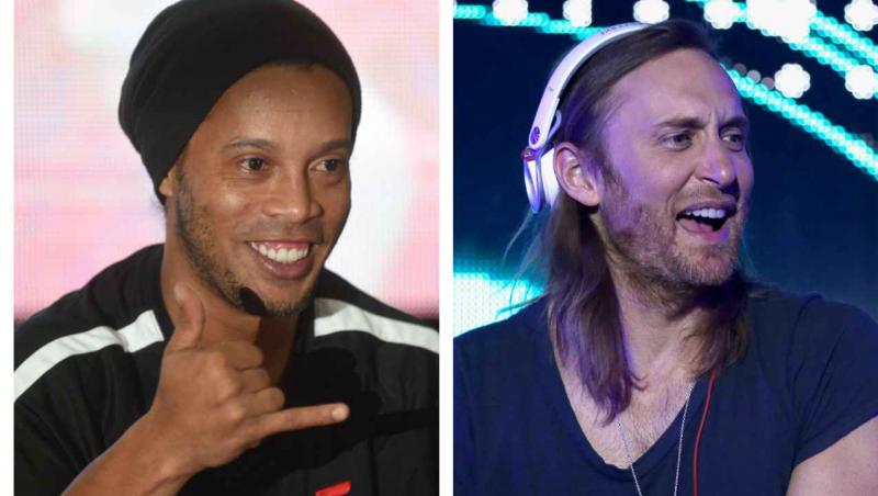 Fotbal și muzică: Ronaldinho și DJ-ul francez David Guetta vor rupe toate topurile cu o nouă melodie!