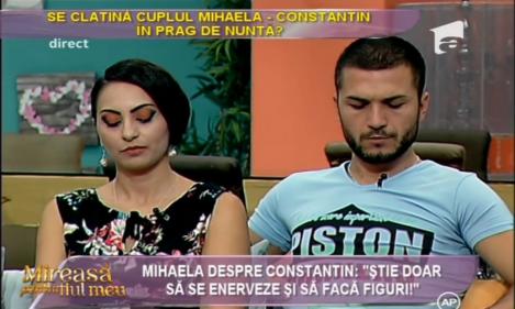 Mihaela și Constantin de la "Mireasă pentru fiul meu", despărțire înainte de nuntă? Constantin a plâns, în direct