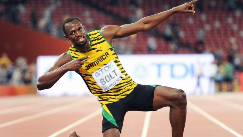 Imagini de colecție. Bolt dansează la fel de bine cum aleargă!
