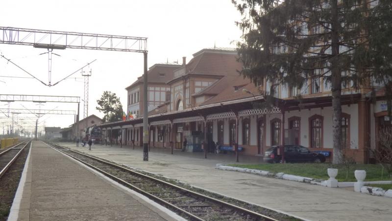 Gara din Teiuș, unul dintre nodurile feroviare principale din Transilvania