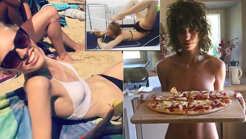 Fotografii inedite cu modelele Victoriei Beckham! S-au pozat alături de diferite feluri de mâncare și au postat imaginile pe Instagram. Motivul?