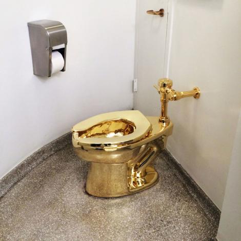 ”Indiferent de ce mănânci, rezultatul e același!” Toaleta publică din aur masiv de 18 karake pe care oricine o poate folosi. Explicația investitorului?