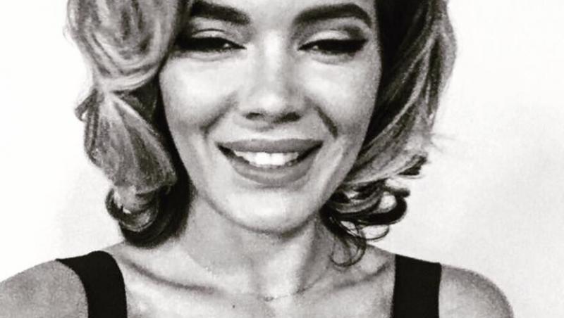 Gina ”Monroe”! Frumoasa prezentatoare de la ”Chefi la cuțite” are un nou look a la Marilyn