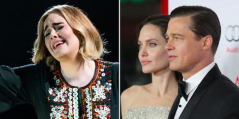 Adele, concert dedicat cuplului Angelina Jolie-Brad Pitt: "Două ore de o tristeţe mizerabilă"