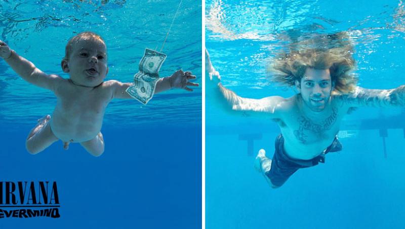 200 de dolari pentru o poză care avea să rămână în istorie! Cum arată, după 25 de ani, bebeluşul de pe coperta celebrului album “Nevermind” a celor de la Nirvana. 30 de milioane de oameni îl au pe EL în case