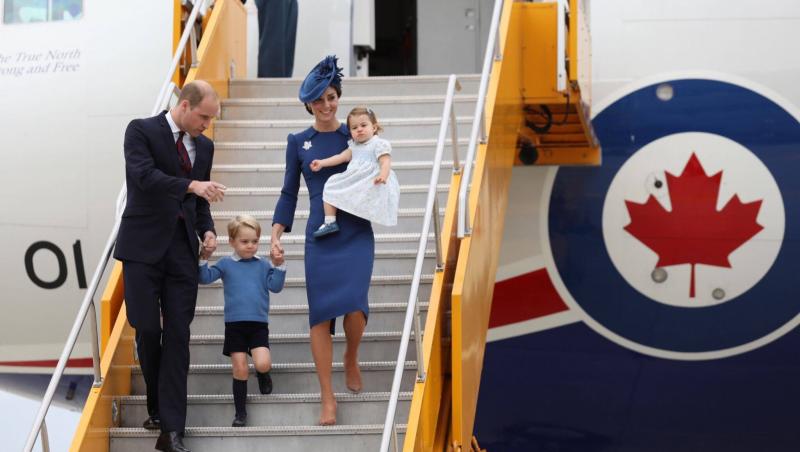 Prinţul William al Marii Britanii şi-a dus familia în Canada. Charlotte şi George, mai fericiţi ca oricând!
