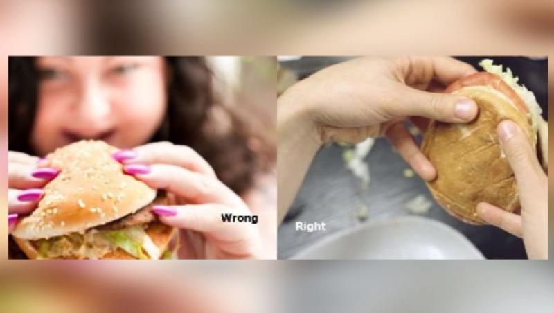 Tu ştii cum se mănâncă, de fapt, un hamburger? Sau cum se leagă corect şireturile? Iată 15 lucruri pe care le-ai făcut greşit până acum