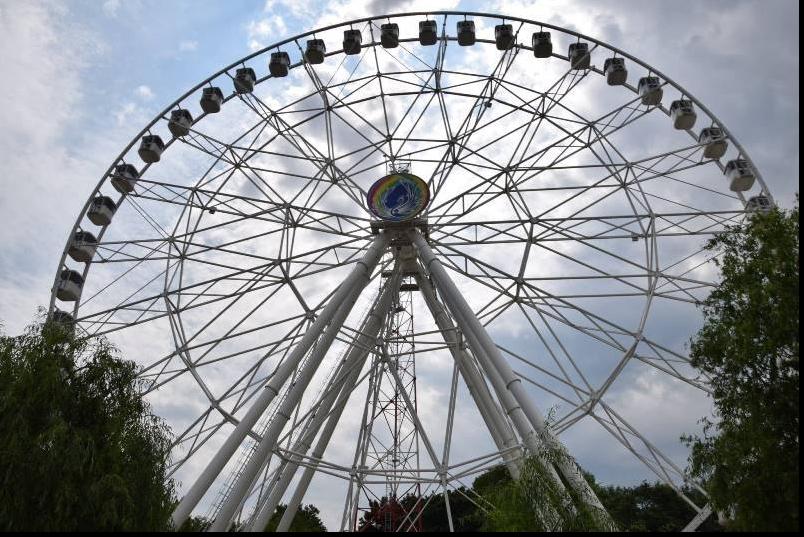 Teroare mai ceva ca &icirc;ntr-un film horror! Peste 50 de persoane, blocate, aproape o oră, &icirc;n roata mare din Parcul Tei. Care a fost cauza!