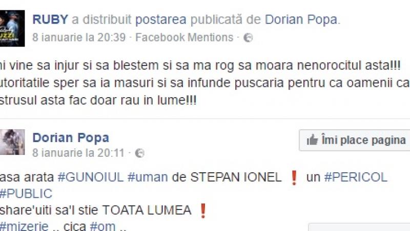 SCANDAL DE PROPORȚII! Două VEDETE din România spun CUVINTE DURE pe Facebook. „Îmi vine să mă rog SĂ MOARĂ!” „Așa arată GUNOIUL UMAN”