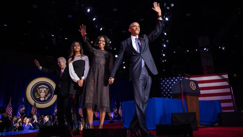 VIDEO! Cel mai puternic om al Planetei a plâns la ultimul său discurs ca președinte al SUA. Obama: 