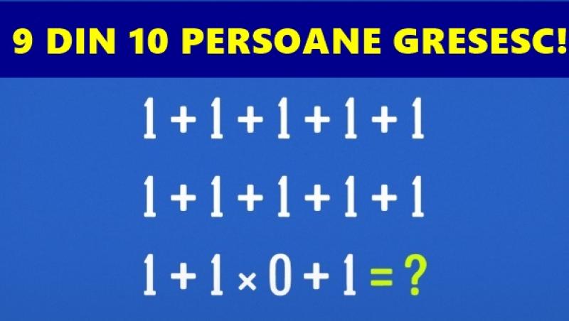 90% dintre cei care încearcă să rezolve această ecuaţie greşesc! Tu ştii care e răspunsul corect?
