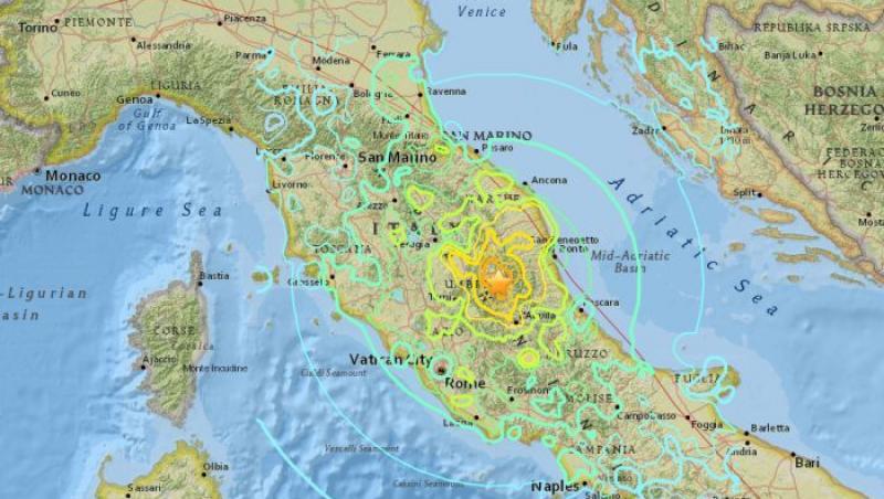 Italia, zguduită de patru cutremure de peste cinci grade pe Richter. Episodul Amatrice se repetă?