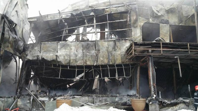 INCENDIU BAMBOO. Primele imagini de la fața locului, după ce incendiul a fost stins