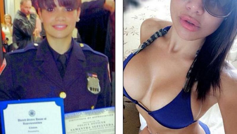 Cea mai sexy polițistă din câte există. Ea e femeia pe care infractorii o caută „cu lumânarea”!