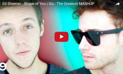 Cele mai tari single-uri ale momentului, într-o singură piesă! Băieţii ăştia au combinat "The Greatest" de la Sia şi "Shape of You" a lui Ed Sheeran iar rezultatul întrece orice aşteptare