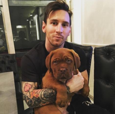 Galerie FOTO: Messi joacă la Barcelona, dar are "câine de Bordeaux". A crescut în OPT LUNI cât alţii... niciodată!!!
