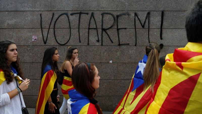 Peste 460 de răniți în confruntările cu poliția spaniolă, anunță primarul Barcelonei ! Catalanii se pronunţă  asupra independenţei regiunii lor! Catalunya a devenit 