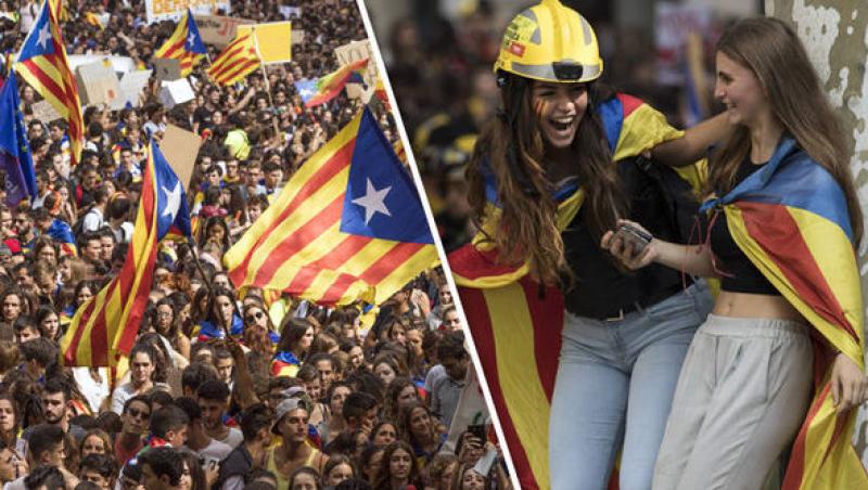 Peste 460 de răniți în confruntările cu poliția spaniolă, anunță primarul Barcelonei ! Catalanii se pronunţă  asupra independenţei regiunii lor! Catalunya a devenit 