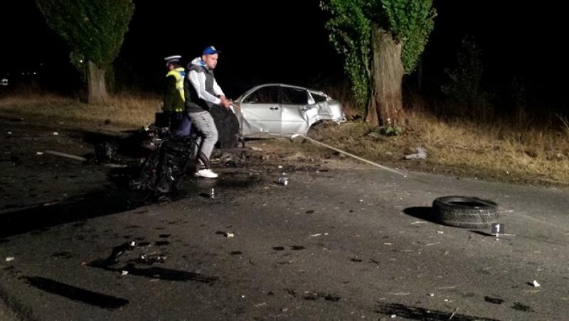 Imaginile GROAZEI. Accidentul care a înfiorat România! Mașina s-a rupt în două: „Nu am mai văzut așa ceva!”