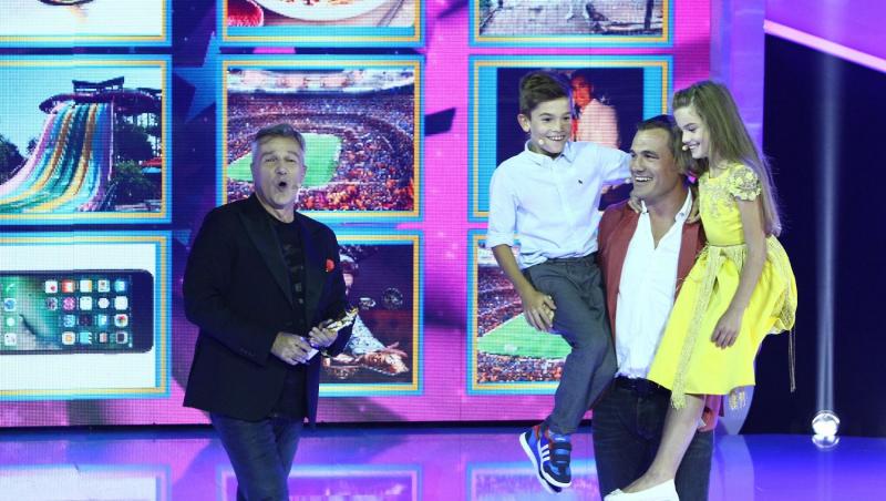 A fost show total! Ionuț Iftimoaie și copiii săi, Nicol și Nicholas, au câștigat prima ediție “Aici eu sunt vedeta”