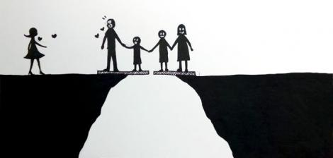 Mami și tati divorțează! Iată ilustrația care arată ce simte un copil atunci când părinții lui divorțează! Încearcă să nu plângi!