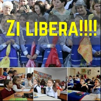 Veste excelentă: Nu se fac ore! Profesorii și elevii au o nouă ZI LIBERĂ &icirc;n această săptăm&acirc;nă!