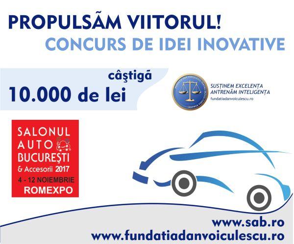 Bursa SAB - &ldquo;Propulsăm viitorul&rdquo;. 10.000 lei pentru cea mai spectaculoasă inovaţie