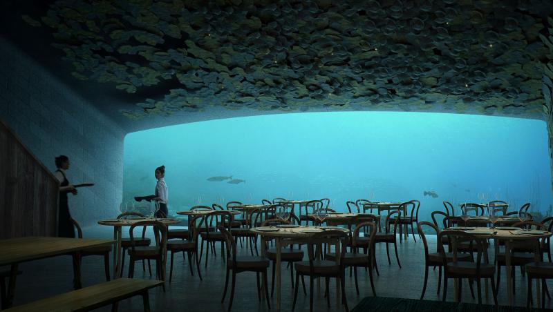 Galerie foto. Aşa va arăta primul restaurant subacvatic din Europa. Cum să iei cina înconjurat de lumea marină