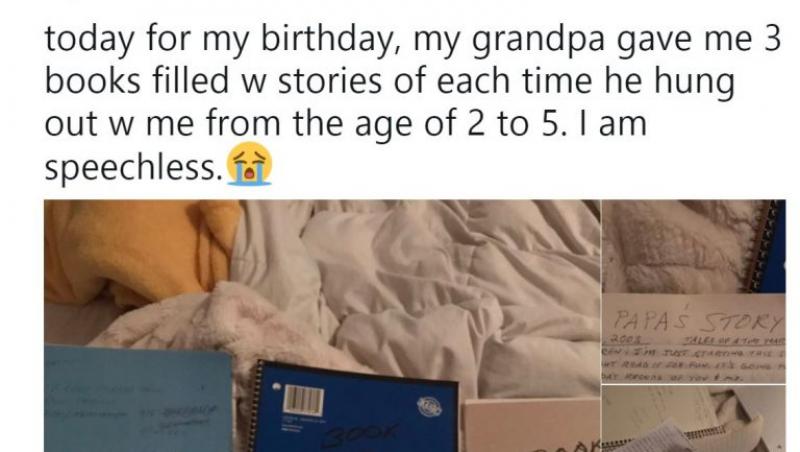 O tânără s-a bucurat când bunicul i-a adus un cadou, dar a rămas șocată atunci când a văzut ce se află înăuntru! Nu va uita prea curând ce dar a primit