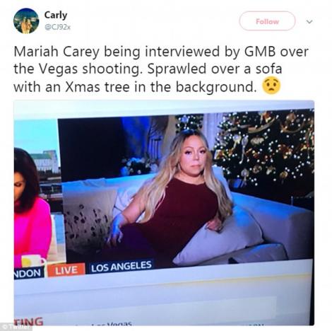 Mariah Carey, gafă uriaşă în direct după atentatul din Las Vegas. Artista a stârnit ura a milioane de oameni
