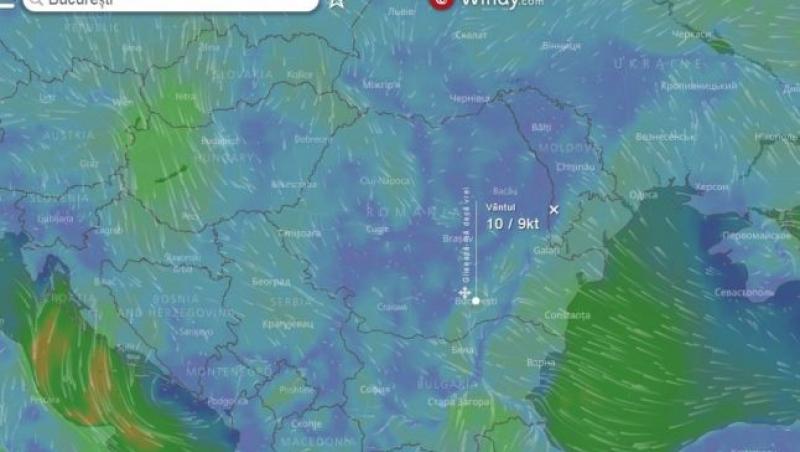 AVERTIZARE METEO. Ciclonul care aduce aerul polar în România