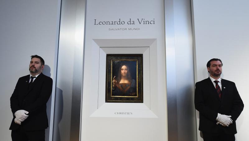 Leonardo da Vinci a spulberat tot!!! Pictura sa, SALVATOR MUNDI, a fost vândută cu 450.000.000 $, devenind cea mai scumpă din istoria omenirii!!!