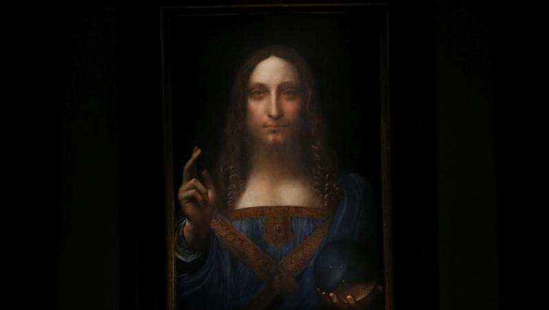 Leonardo da Vinci a spulberat tot!!! Pictura sa, SALVATOR MUNDI, a fost vândută cu 450.000.000 $, devenind cea mai scumpă din istoria omenirii!!!