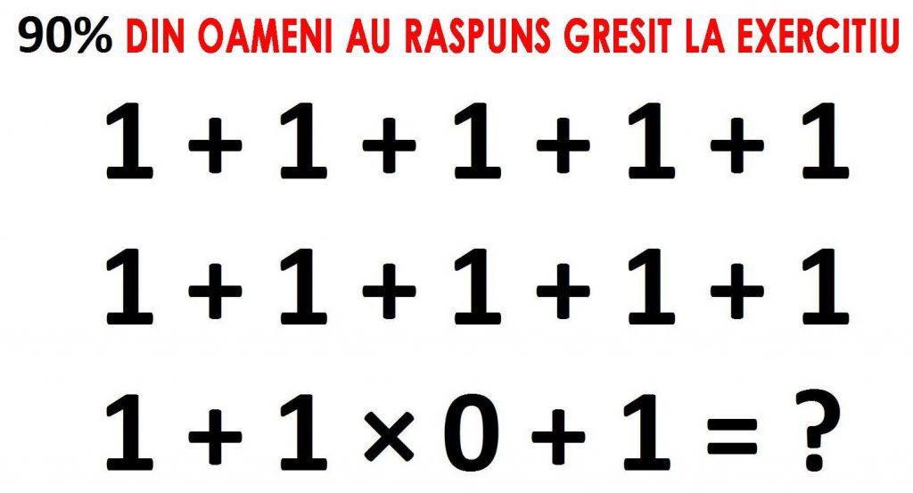 Testul pe care şi profesorii de matematică &icirc;l greşesc! Tu reuşeşti să găseşti răspunsul?
