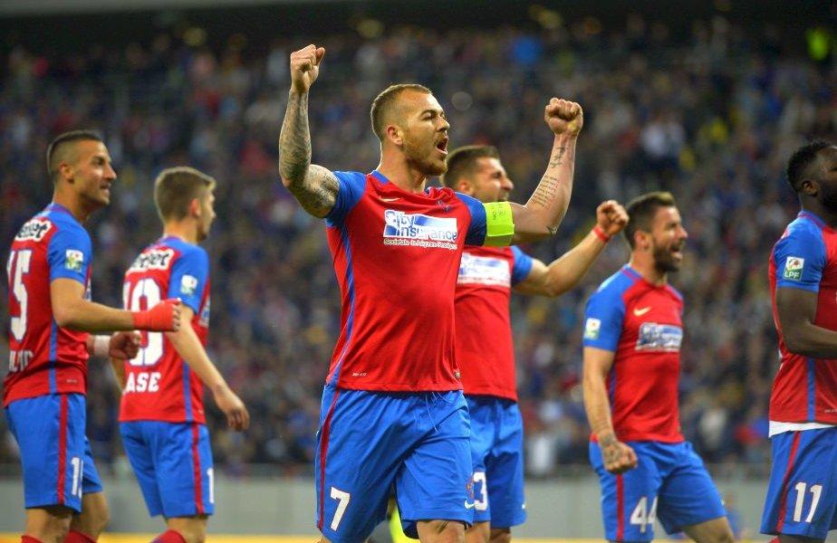 Echipa de start a celor de la FCSB &icirc;n meciul cu H. Beer Sheva! Alibec sau Gnohere ? Pe cine a ales Dică