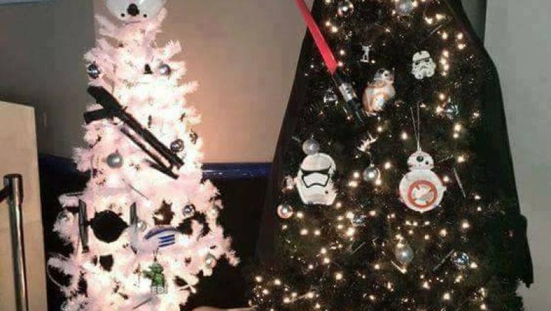 Fanii Star Wars vor adora acești brăduți de Crăciun. Seria istorică a inspirat cele mai frumoase Sărbători de Iarnă
