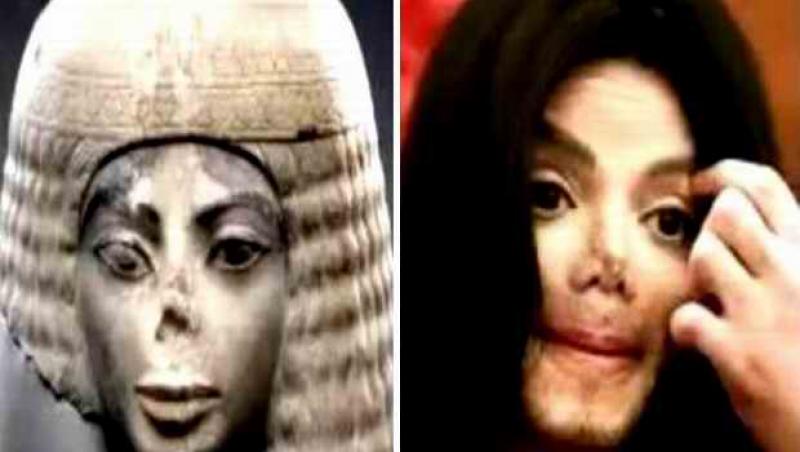 Coincidență sau nu, Michael Jackson este sosia unui faraon egiptean, care a trăit acum 3000 de ani