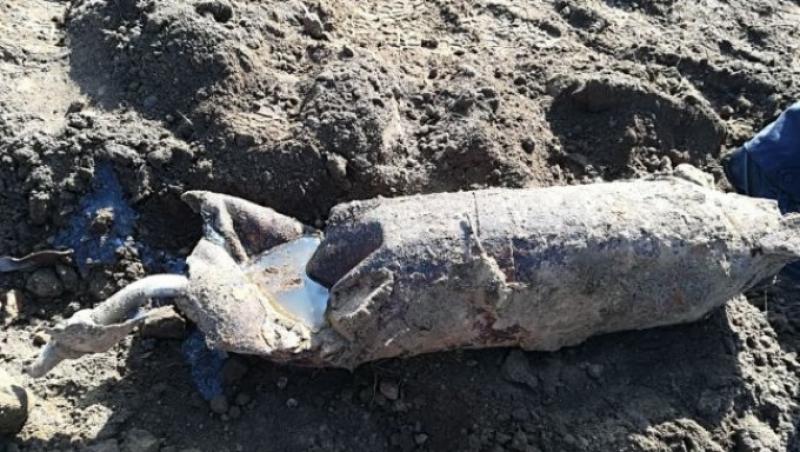 Muncitorii de pe un șantier de construcții din Galați au descoperit bombe de aviație din Al Doilea Război Mondial!