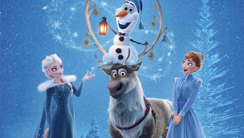 Antena 1 va difuza în premieră mondiala pe micile ecrane filmul de animație “Regatul de Gheaţă – Sărbători cu Olaf”
