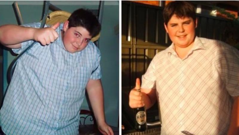 Toți râdeau de el că e gras, dar acum orice tânără și-ar dori să fie iubita lui! Cum arată băiatul după ce a slăbit 71 de kilograme!