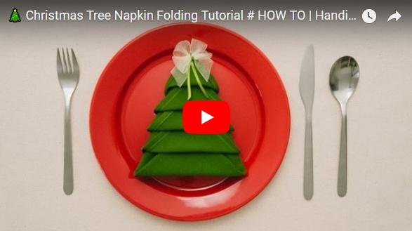 Video. Cum să faci un brad dintr-un şerveţel. Toţi invitaţii te vor invidia de Crăciun pentru acest decor special