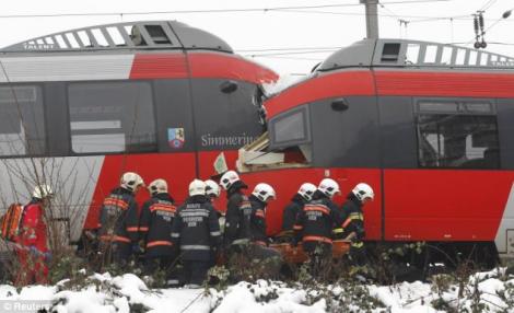 ULTIMA ORĂ! Teroare în Austria: Două trenuri s-au ciocnit în apropiere de Viena: Autoritățile anunță mai mulți răniți