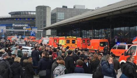Aeroportul Hamburg, evacuat după descoperirea unei substanţe necunoscute. Zeci de persoane au fost rănite