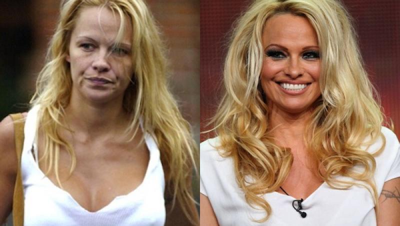 Galerie FOTO! Diva de 20 versus bătrâna de 50 de ani! Pamela Anderson a ”apărut” în bikinii roșii din ”Baywatch”, la o gală publică