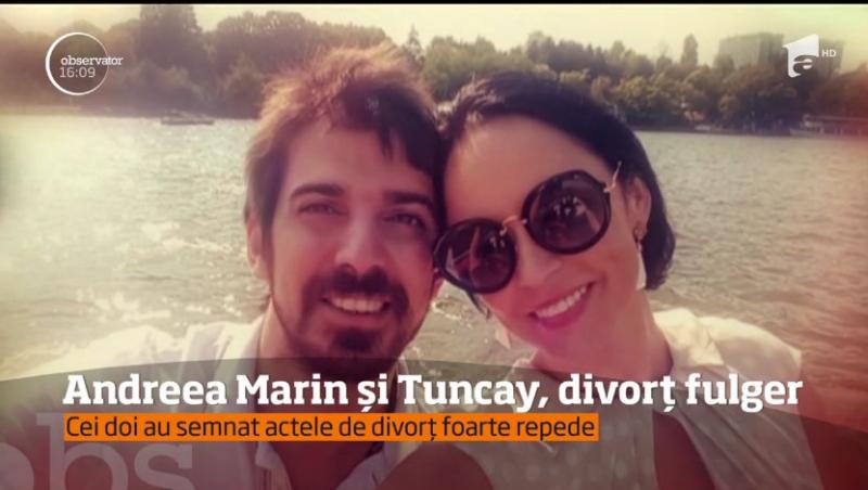 Andreea Marin și Tuncay, divorț fulger. Cei doi au semnat actele de divorț foarte repede