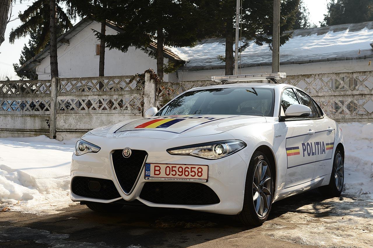 Politia Rutiera primeste un Alfa Romeo Giulia Veloce