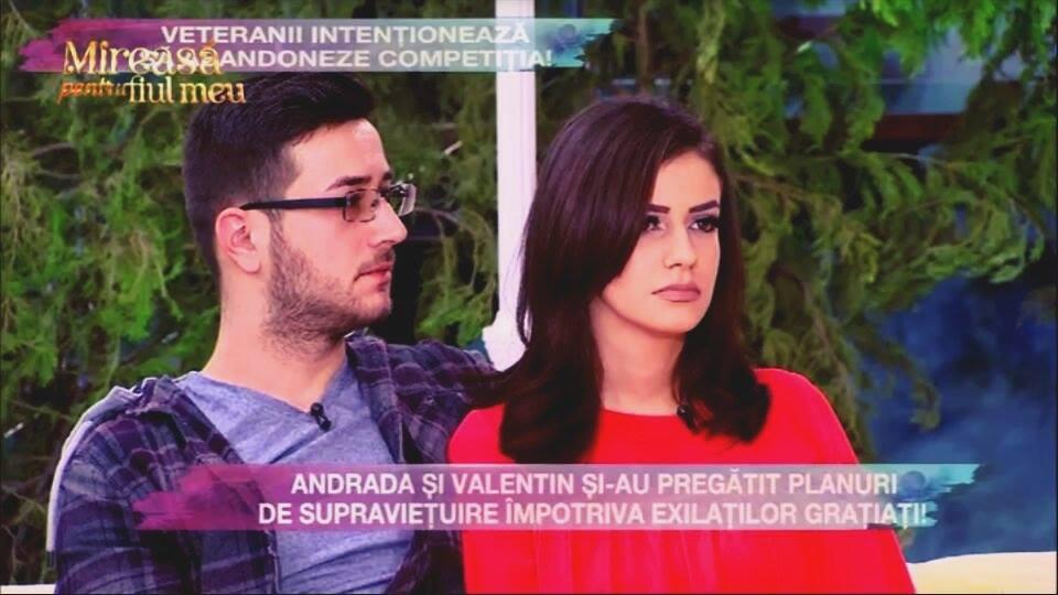 E SCANDAL mare la „Mireasă pentru fiul meu”. Valentin și Andrada părăsesc competiția după ce au aflat că vor fi...